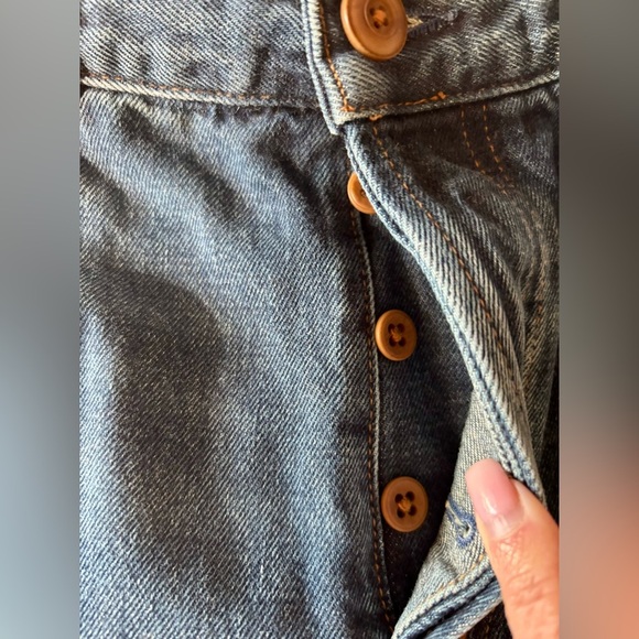 Chloe Pinatubo Premium Denim Wide Leg Jeans. Classic Blue W32 L29 -made in Italy - Picture 6 of 10